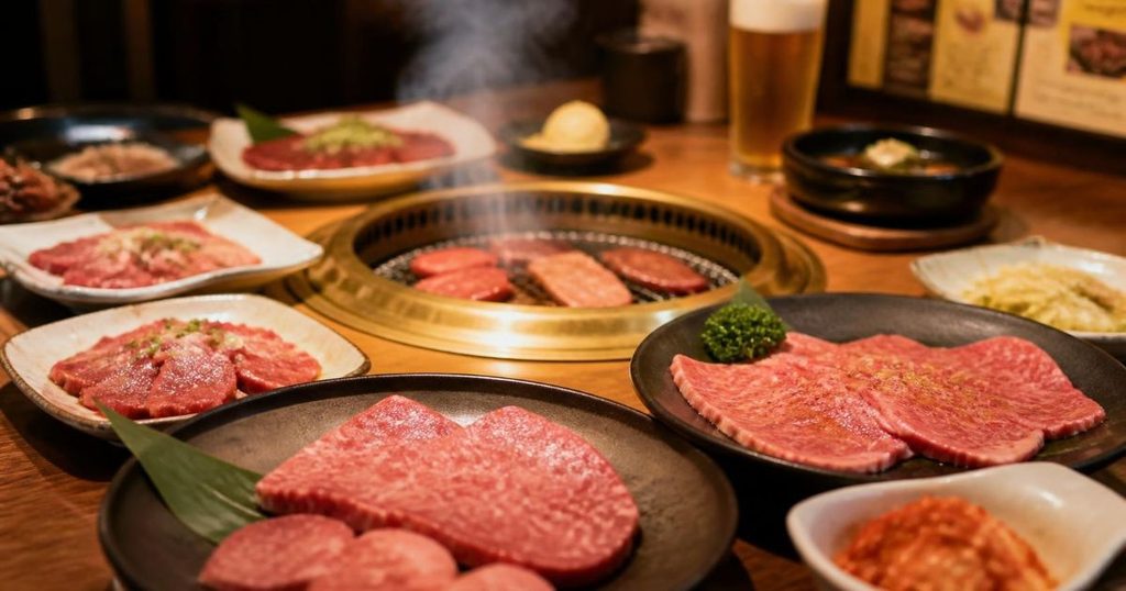 焼肉の食卓